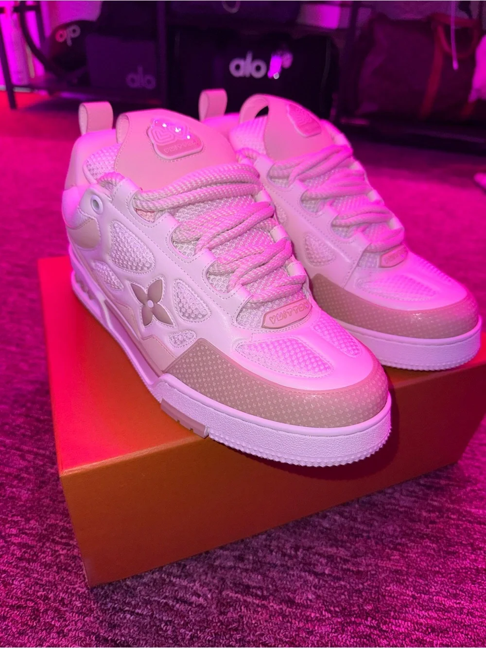 Louis Vuitton Skate (Beige/White) Size 10 (fits large)